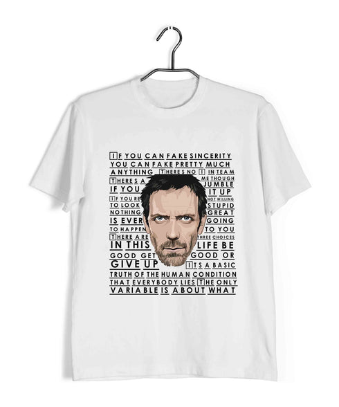 6 HOUSE MD HOUSE MD MASH TV Series Casual Graphic Printed T-Shirt for Men